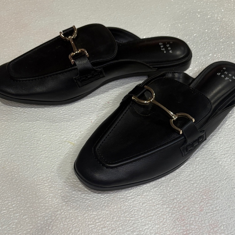 Women's Sandy Mule Flats with Memory Foam Insole - A New Day NWOT